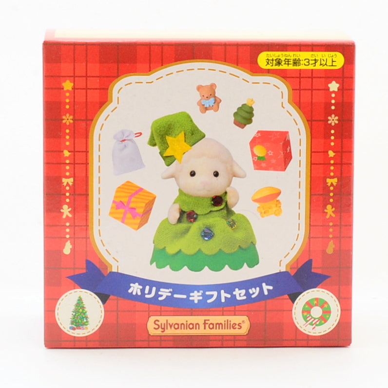 Holiday Gift Set with Sheep Girl Christmas 2023 Sylvanian Families Calico Critters