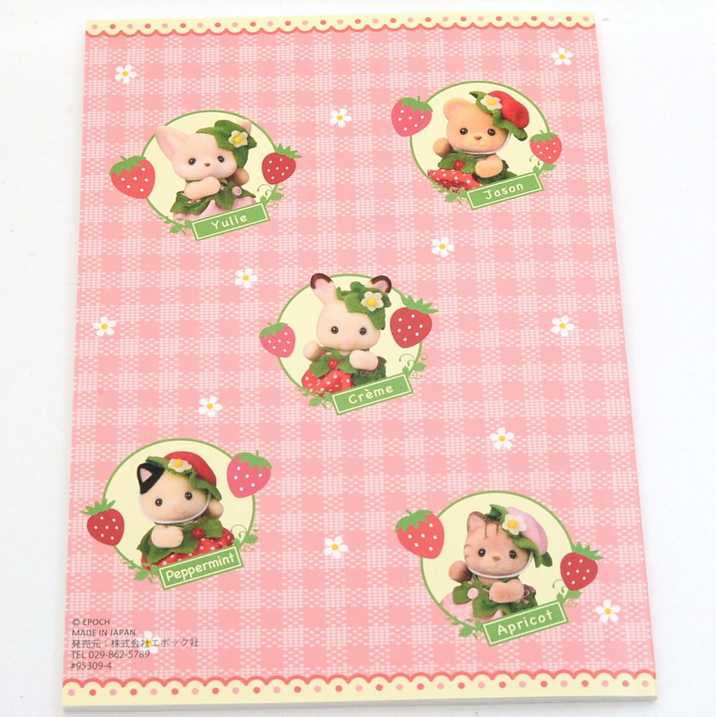 Cuaderno Strawberry Babies Sylvanian Families Calico Critters