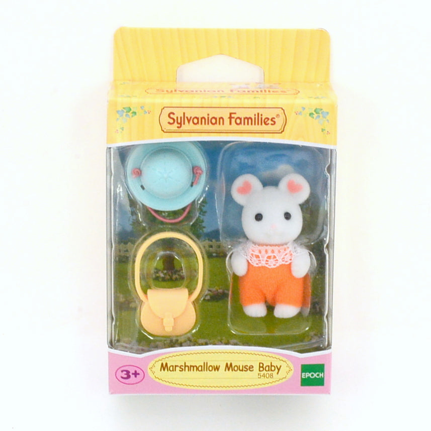 Gorro de bebé con mochila de ratón malvavisco 5408 Familias Sylvanian Calico Critters