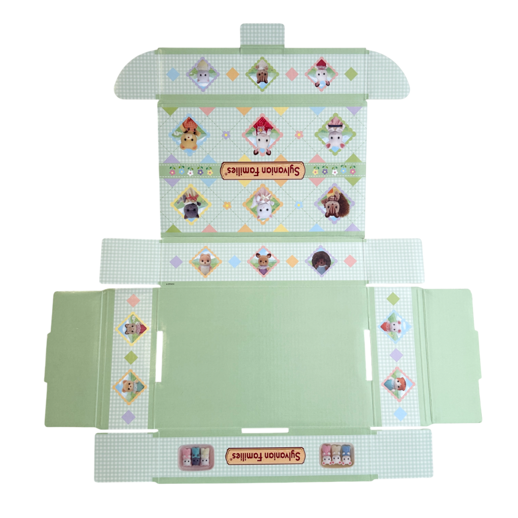 Boîte en carton Sylvanian Families Calico Critters