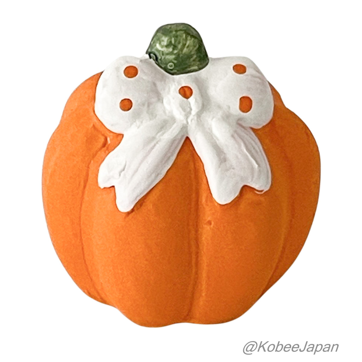 Resin Object - Ribbon Pumpkin Orange Natural Kitchen