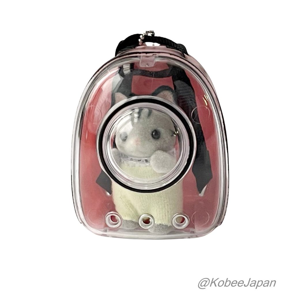 Capsule Toy Animal Backpack 3 Pink