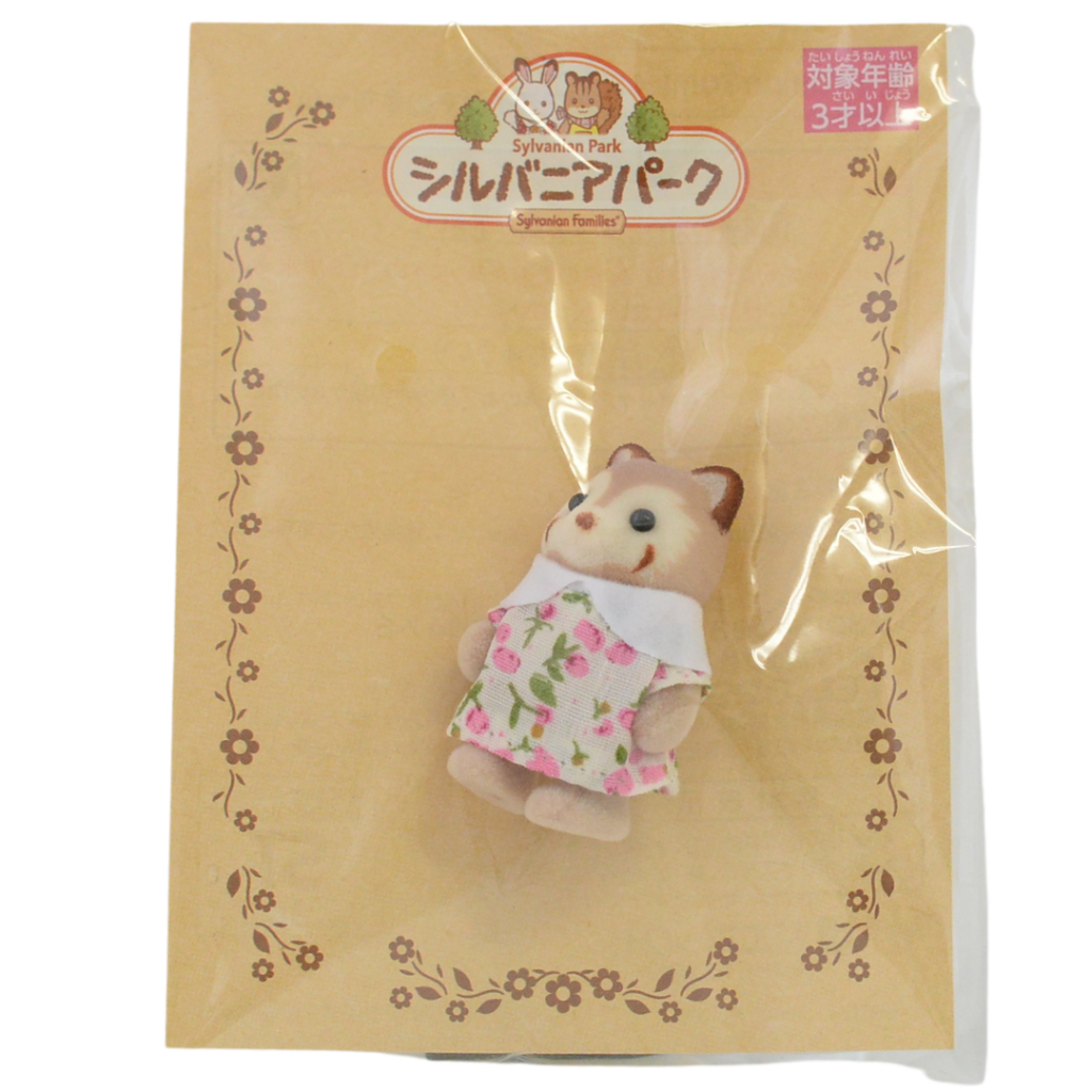 Sylvanian Park Ibaraido Baby Raccoon Flower Sylvanian Families Calico Critters
