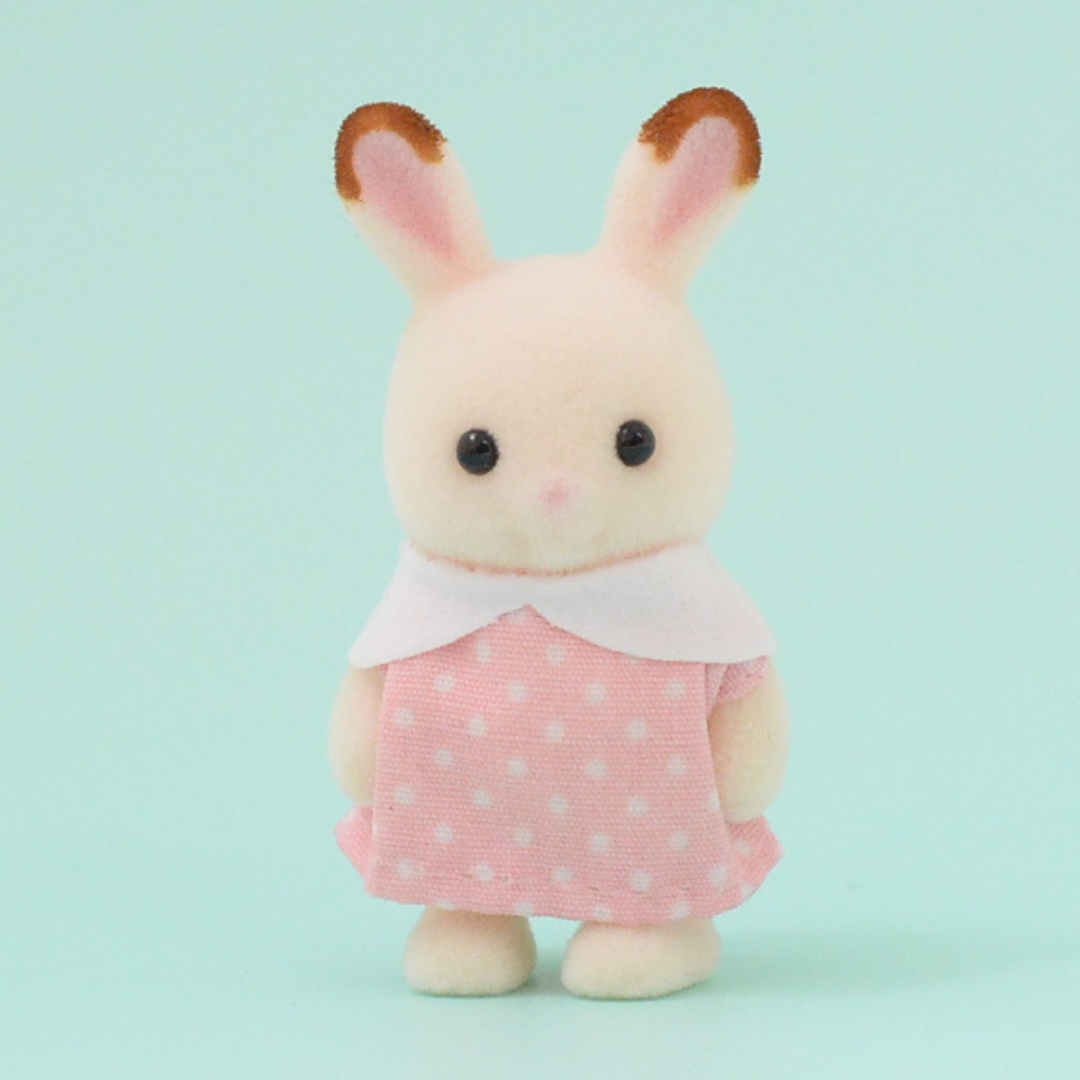 Sylvanian park Ibaraido Baby Chocolate Rabbit Pink 2019 Sylvanian Families Calico Critters