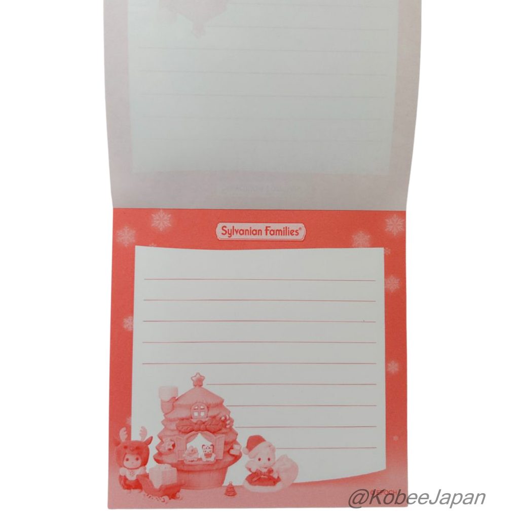 Bloc De Notas Cuadrado Merry Friends Christmas Baby Pareja De Renos Sylvanian Families Calico Critters
