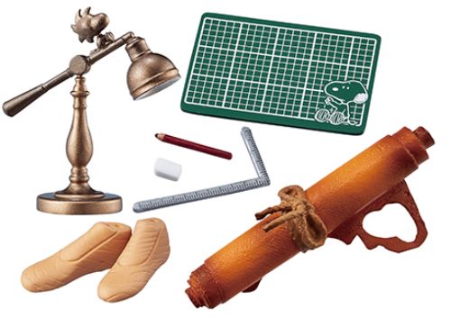 Peanuts Snoopy's Leather Atelier 2 Desk Light Re-ment