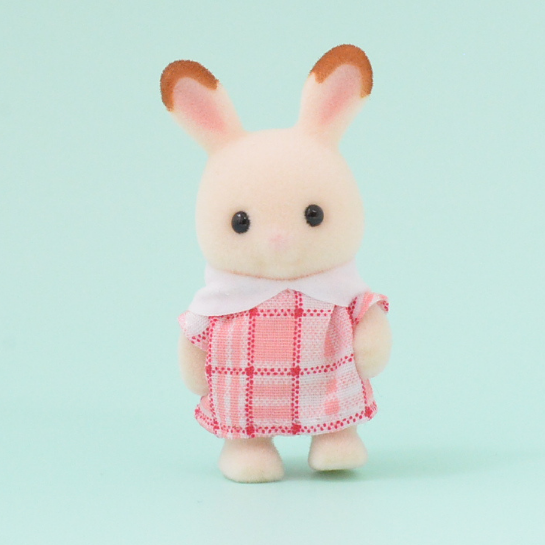 Sylvanian park Ibaraido Baby Chocolate Rabbit 7 Pink 2021 Sylvanian Families Calico Critters