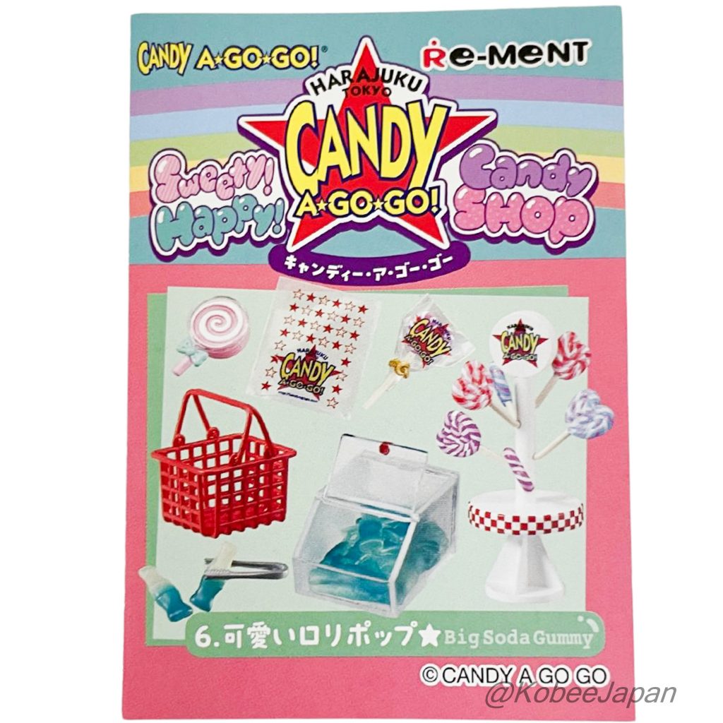 Harajuku Tokyo Dulces A Go Go! 6. Gomita de Soda 2024 Re-ment