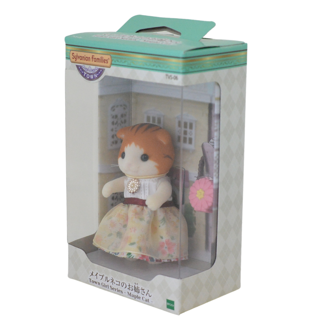 Town Series Town Girl Maple Cat TVS-06 Sylvanian Families Calico Critters