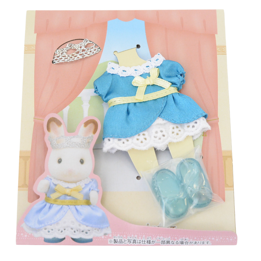 Blue Dress For Girls D-16 Sylvanian Families Calico Critters