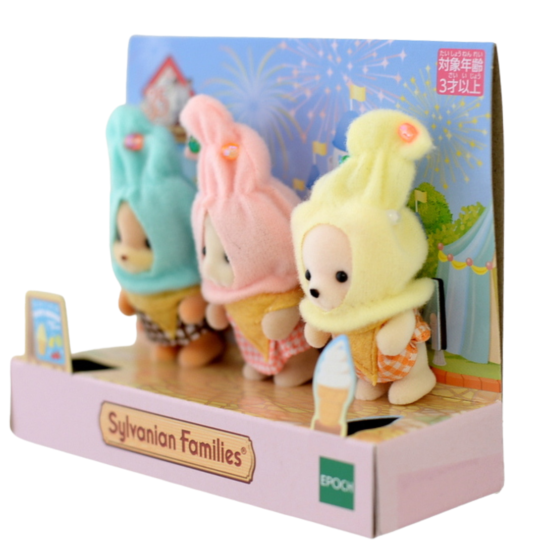 Trio de glaces molles pour le 35e anniversaire 2020 14512 Familles Sylvanian Calico Critters