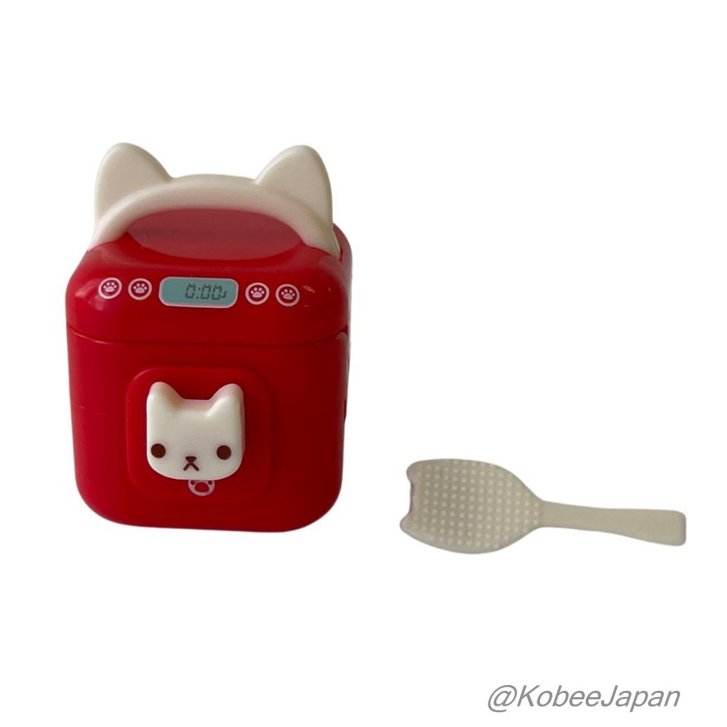 Capsule Toy Gato Nyanko Electrodomésticos 1 Set de Olla Arrocera Nyanko 2025 tarlin