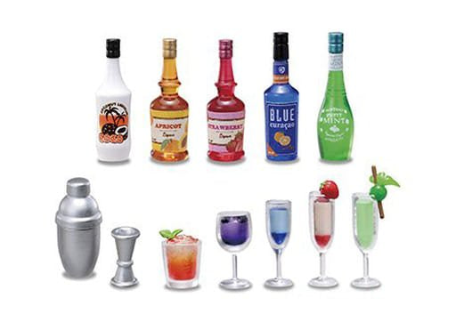 Bar Tiny 3. Liqueurs For Dollhouse Miniature 2021 Re-ment