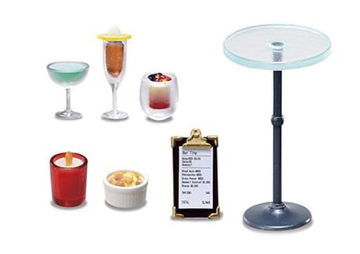 Bar Tiny 8. Cocktail du désert pour maison de poupée miniature 2021 Re-ment