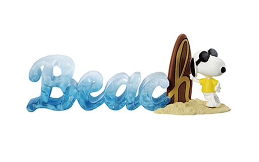 Peanuts Collection de Mots Snoopy 2 Mon Préféré ! 3 Plage 2021 Re-ment