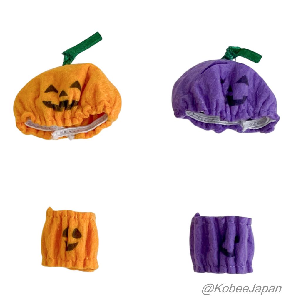 Baby Halloween Costume Set Pumpkin Pants and Hat Sylvanian Families Calico Critters