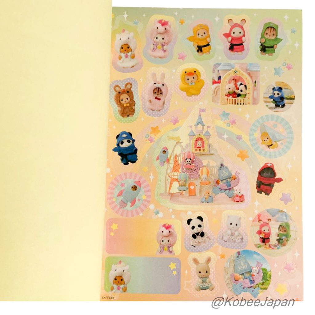 Libro de pegatinas para bebés Sylvanian Families Calico Critters