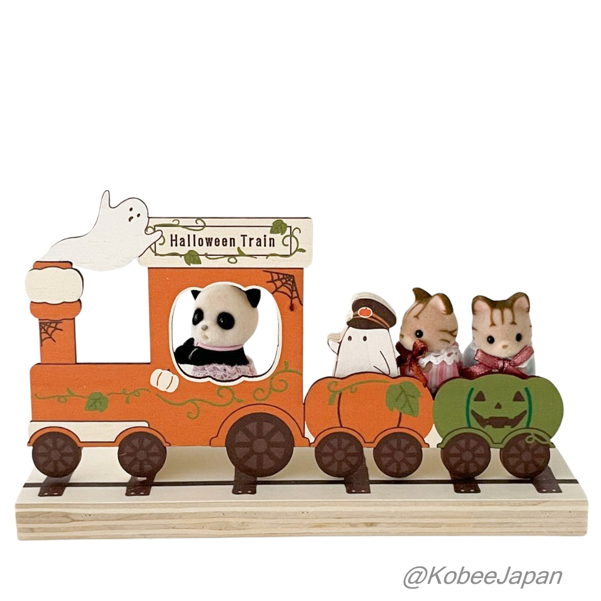 Wooden Stand Board - Pumpkin Train Natural Kitchen