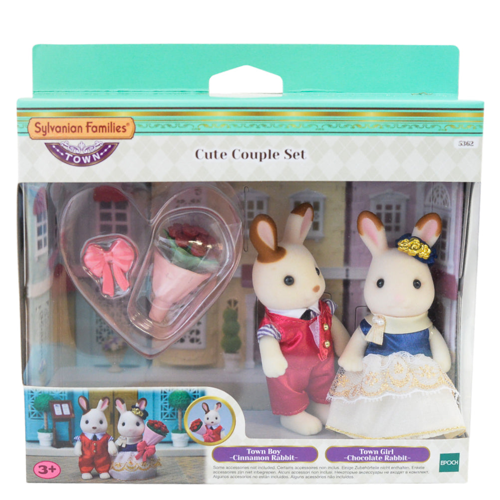 Town Series Cute Couple Set 2019 5362 عائلات سيلفانيان كاليكو كريترز