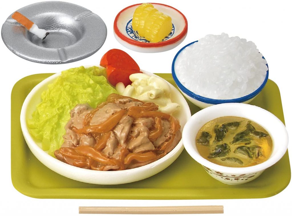 Dîner Nostalgique Pour Maison de Poupée Miniature N° 7 Sauté de Porc 2017 Re-ment