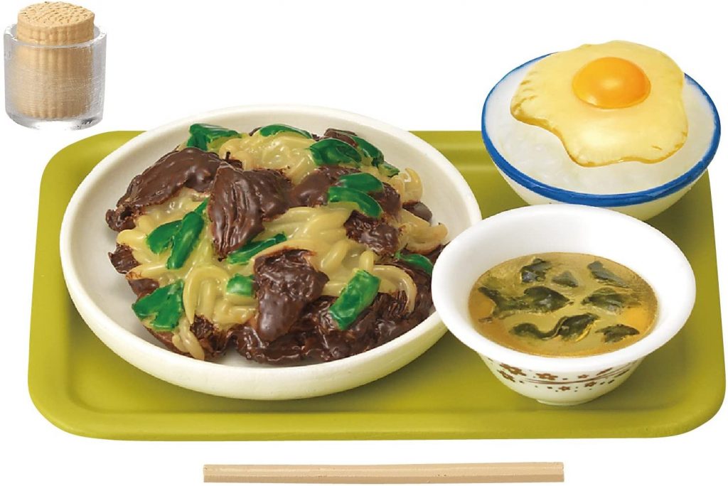 Dîner Nostalgique Pour Maison de Poupée Miniature N° 6 Légumes Frits 2017 Re-ment