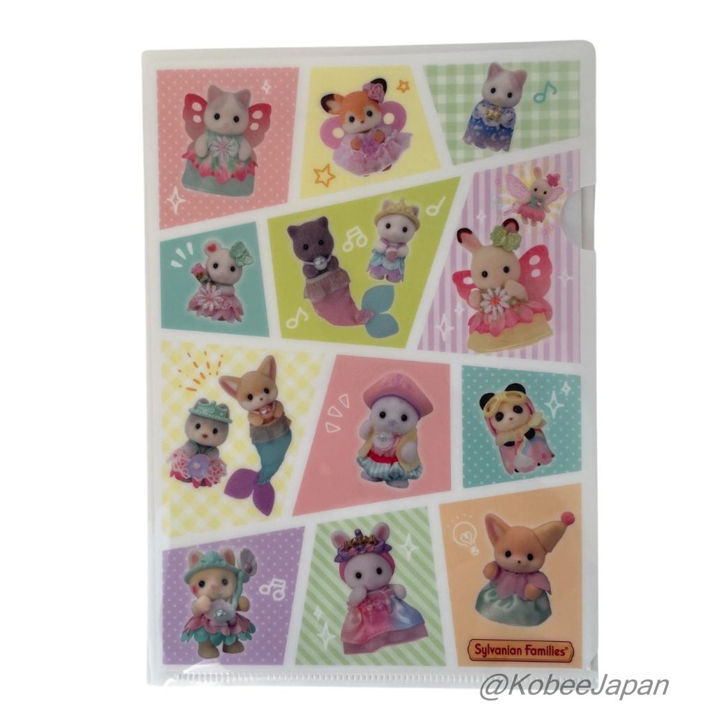 Dossier transparent A5 Série Parc d'attractions Familles Sylvanian Calico Critters