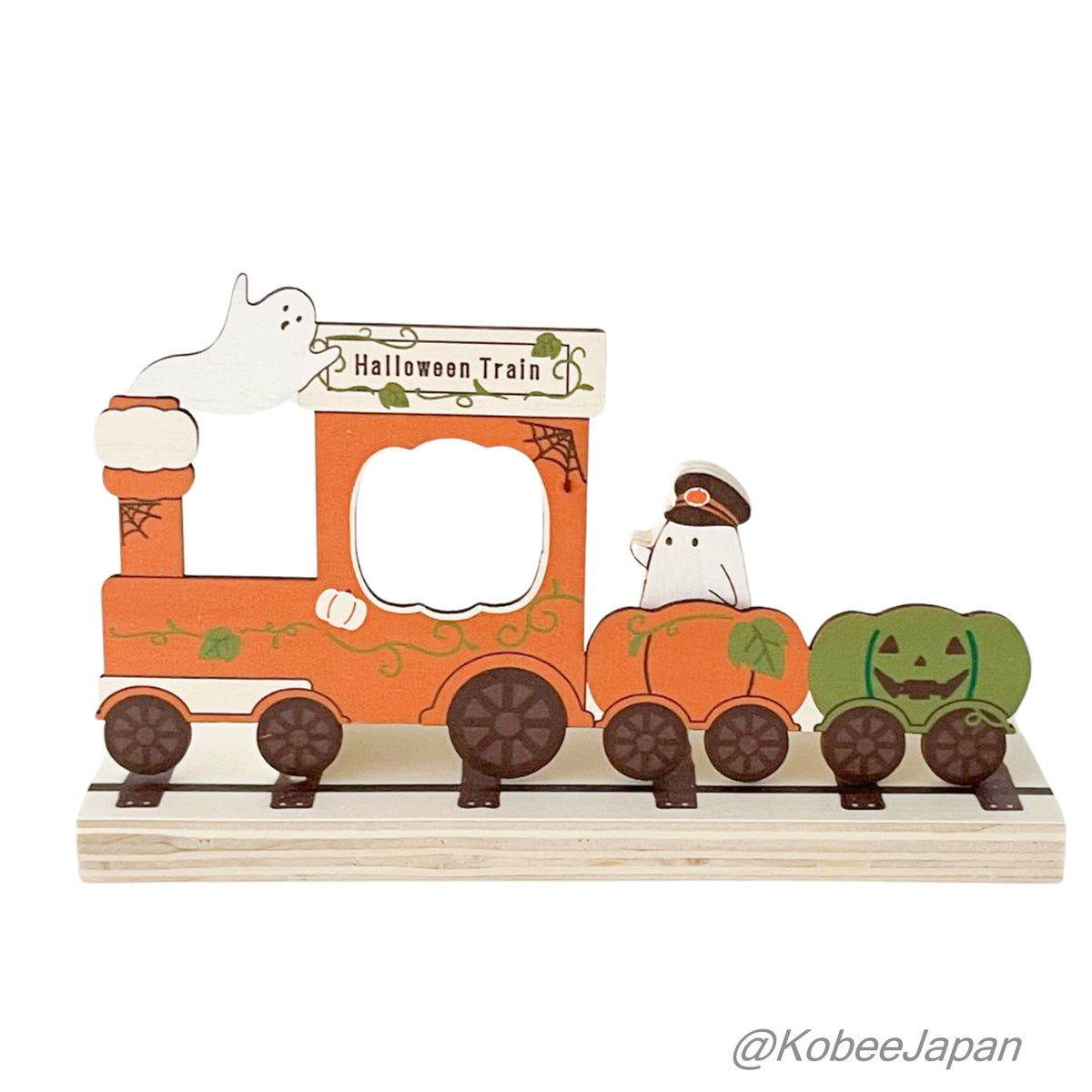 Wooden Stand Board - Pumpkin Train Natural Kitchen