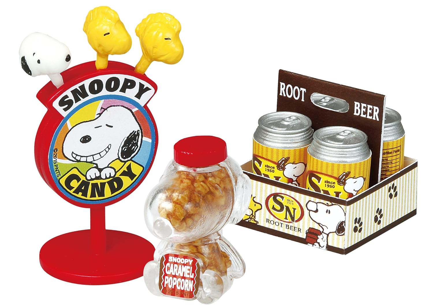 Snoopy American Market Complete Set For Dollhouse Re-ment