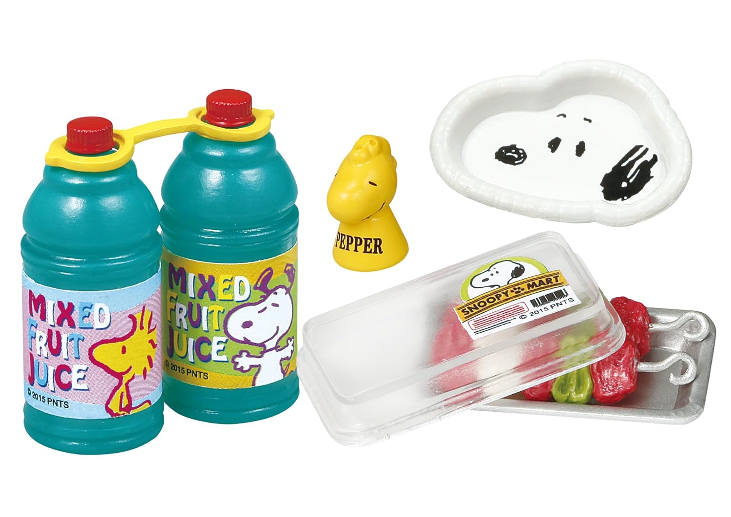 Snoopy American Market Ensemble Complet Pour Maison de Poupée Re-ment
