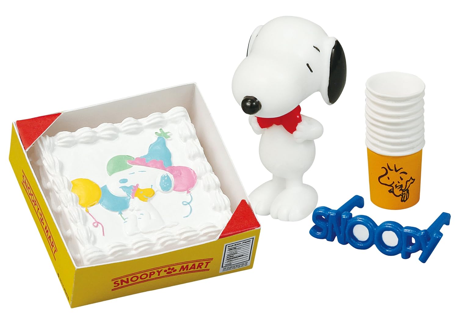 Snoopy American Market Ensemble Complet Pour Maison de Poupée Re-ment
