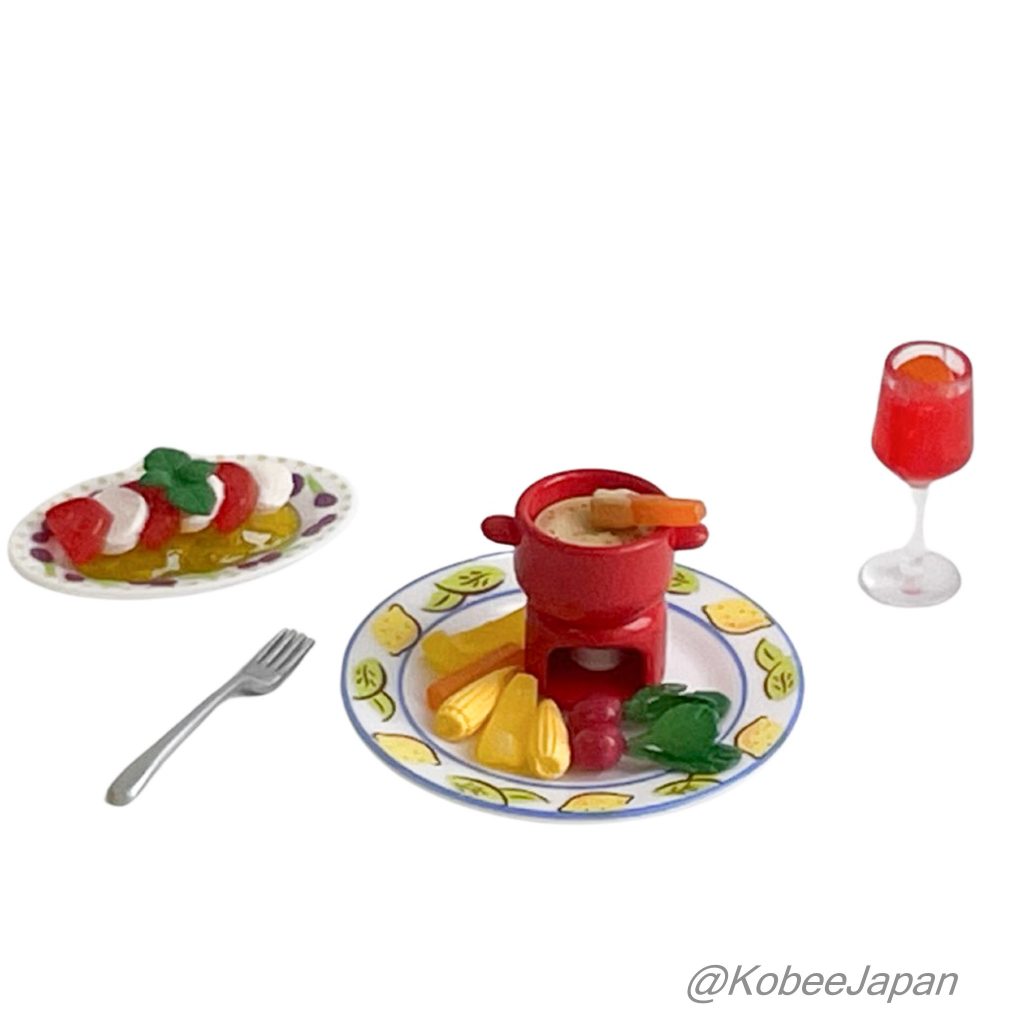 Une Petite Trattoria d'Angle de Rue BUONO 1 Bagna Cauda Re-ment