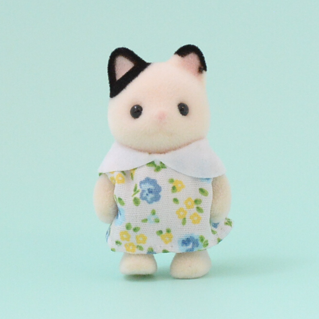 Sylvanian Park Ibaraido قطة صغيرة فحمية 2021 Sylvanian Families Calico Critters