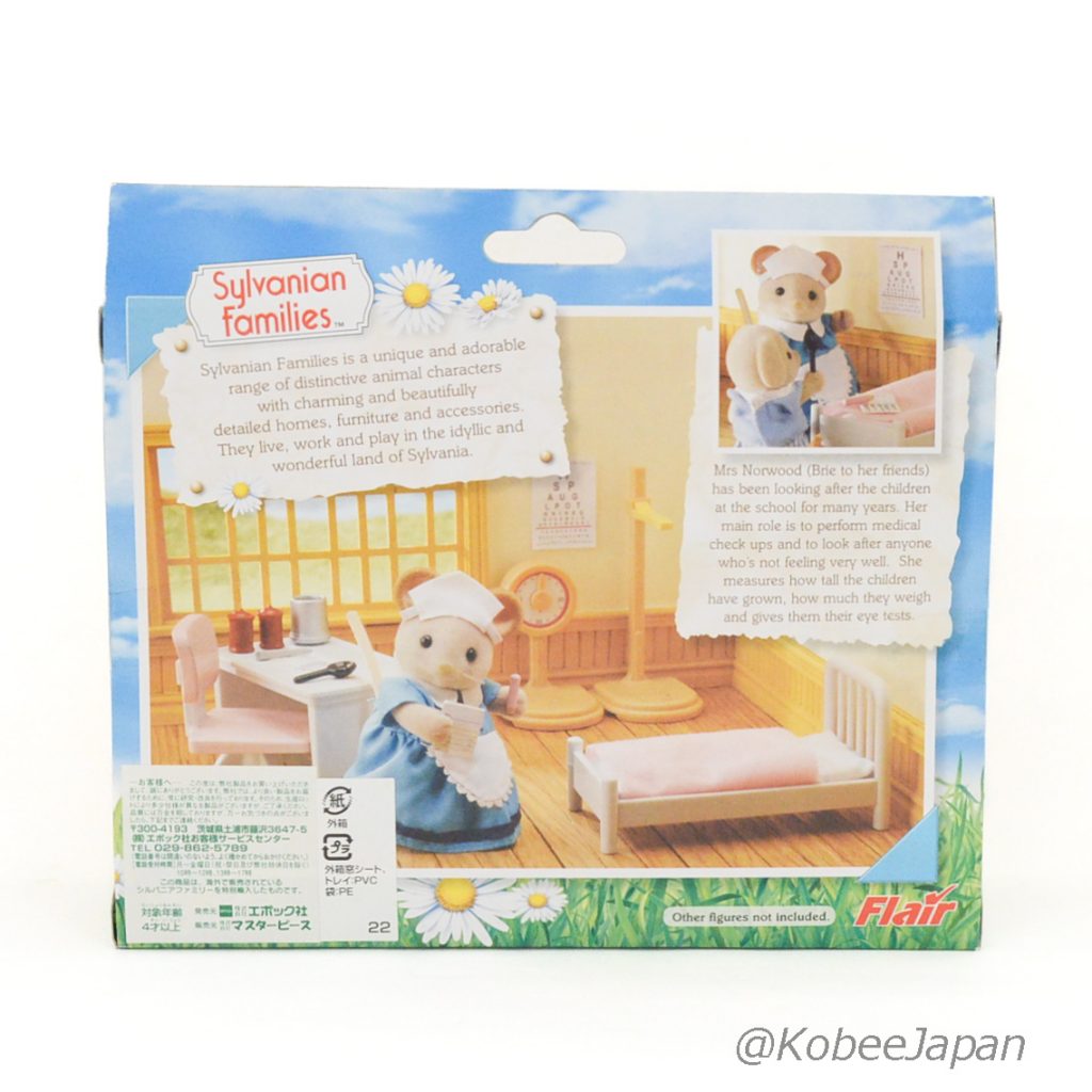 Set d'accessoires d'infirmière scolaire 4417F Sylvanian Families Calico Critters