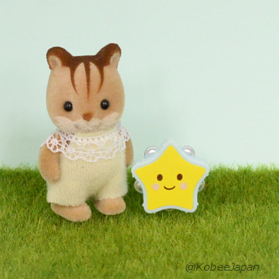 Serie de Recital para Bebés 2 Tamborín Ardilla Familias Sylvanian Calico Critters