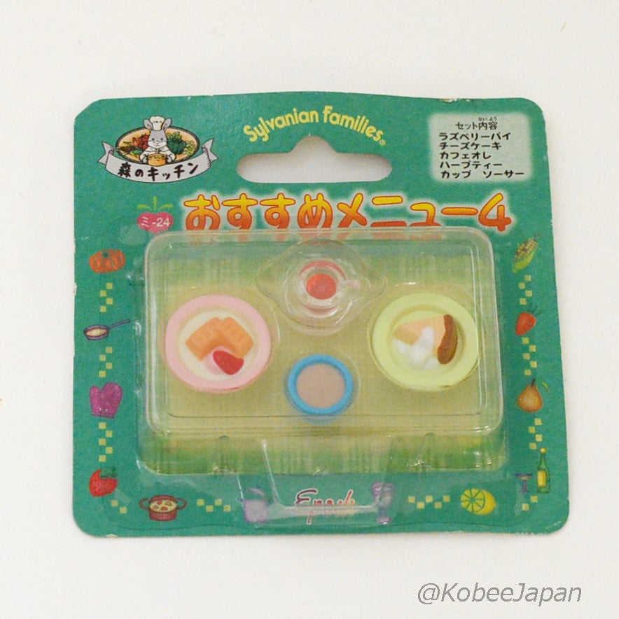 Menu de Cuisine Forestière N°4 MI-24 Familles Sylvanian Calico Critters