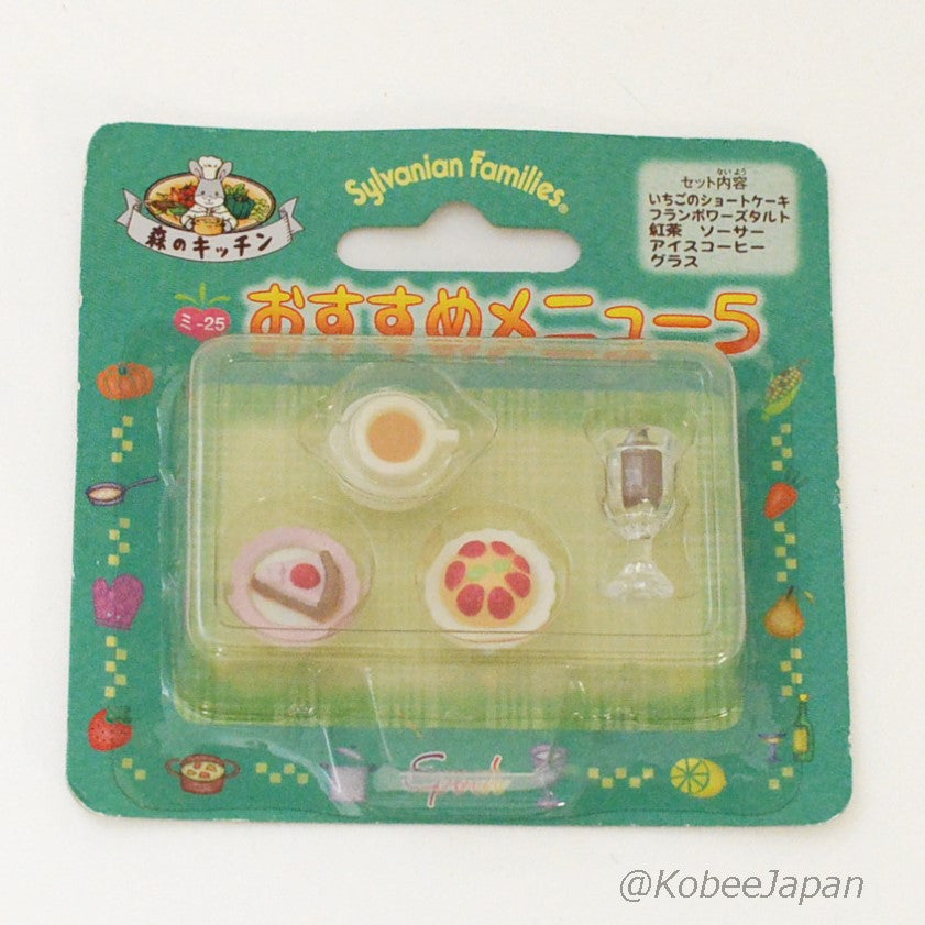 Menu de Cuisine Forestière N°5 MI-25 Familles Sylvanian Calico Critters