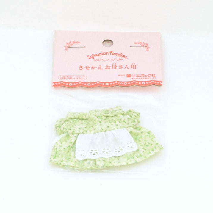 Green Flower Dress For Mother Sylvanian Families Calico Critters
