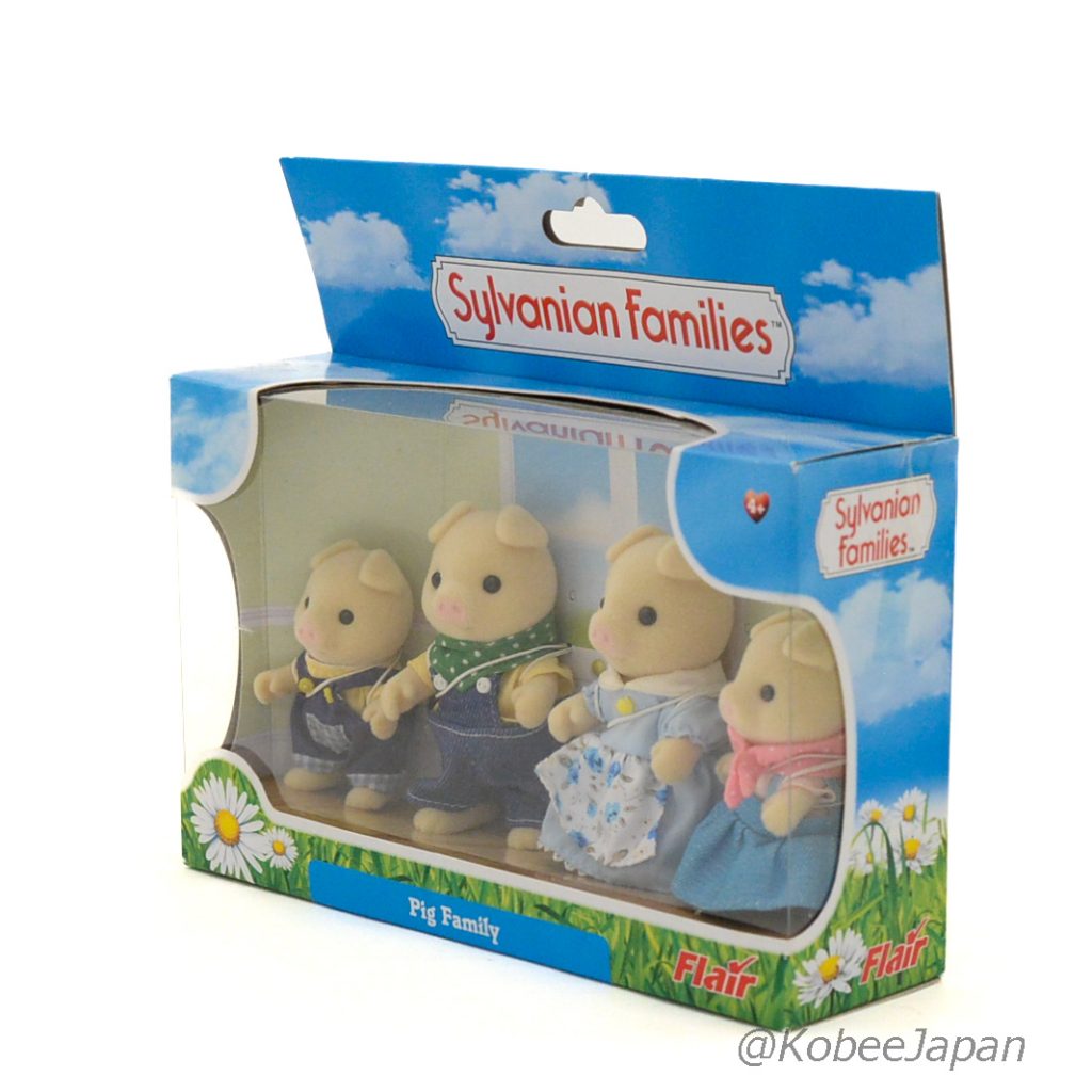 Pig Family Flair Open Hands 4153 Sylvanian Families Calico Critters