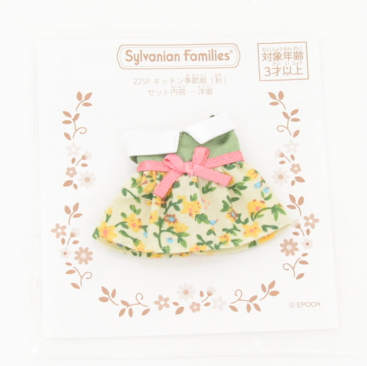 Forest Kitchen Dress Autumn Flower Pattern 2022 22SF Sylvanian Families Calico Critters