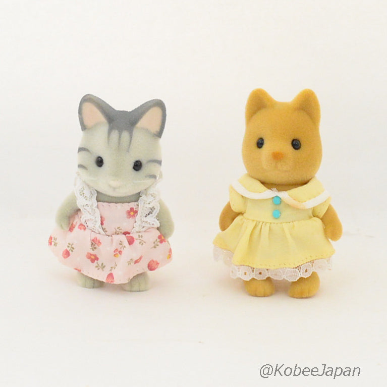 Set Chat Chien Familles Sylvanian Calico Critters