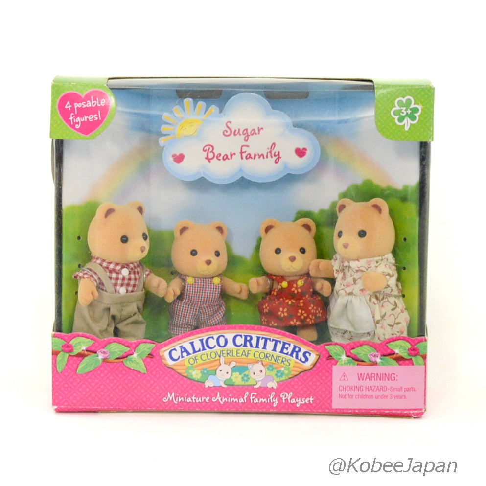 Sugar Bear Family Open Hands Sylvanian Families Calico Critters
