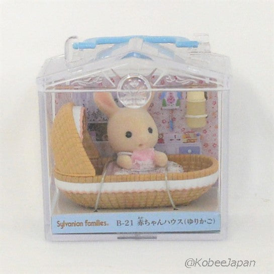 Baby Carry Case Cradle Milk Rabbit 2012 B-21 Sylvanian Families Calico Critters