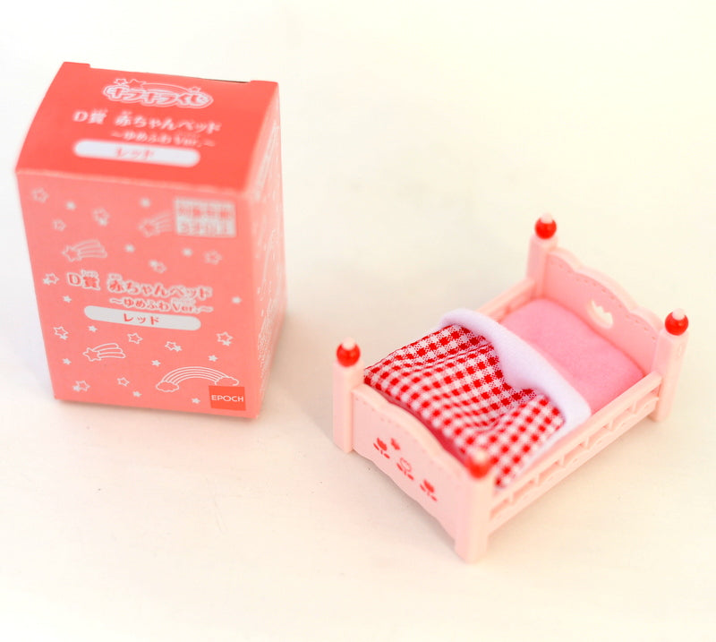 Fluffy Dream Collection Bed Set Red Familymart 2021 Sylvanian Families Calico Critters