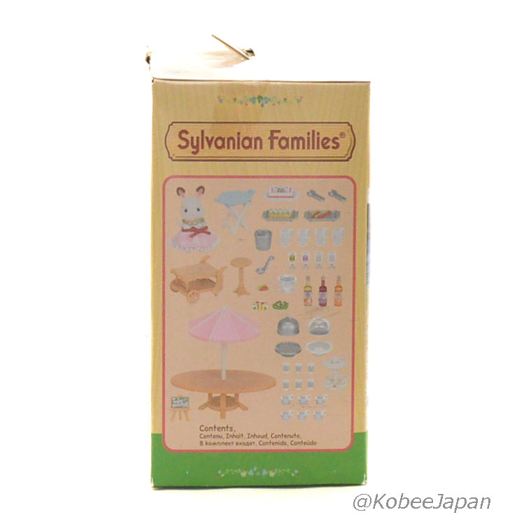 Fête d'anniversaire au bord de la mer Lapin en chocolat 5207 Familles Sylvanian Calico Critters