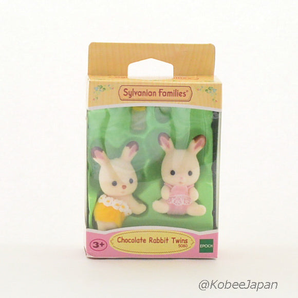 Chocolate Rabbit Twins 5080 Sylvanian Families Calico Critters