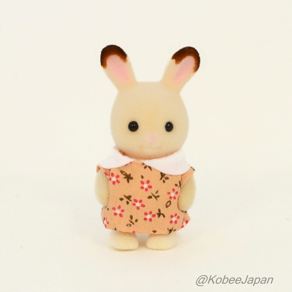 Sylvanian park أرنب الشوكولاتة الطفل إيبارايدو 9 وردي عائلات سيلفانيان كاليكو كريترز