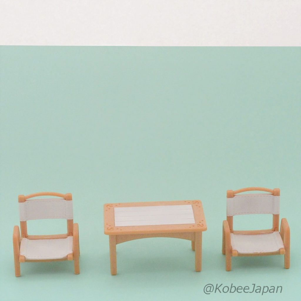 Seaside Table Set Fan Club 92412 Sylvanian Families Calico Critters