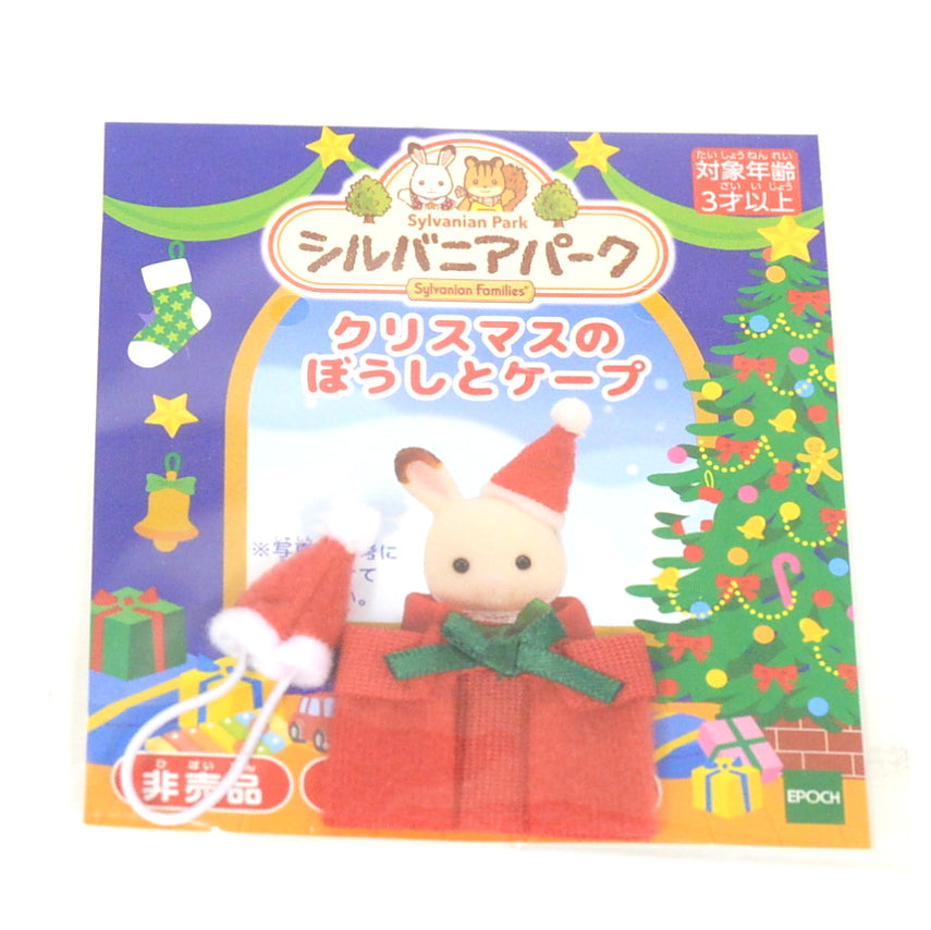 Christmas Santa Hat Red Cape For Baby Sylvanian Families Calico Critters