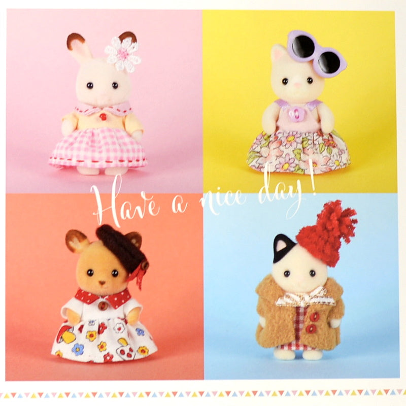 Calendrier poster bébé 2022 Familles Sylvanian Calico Critters