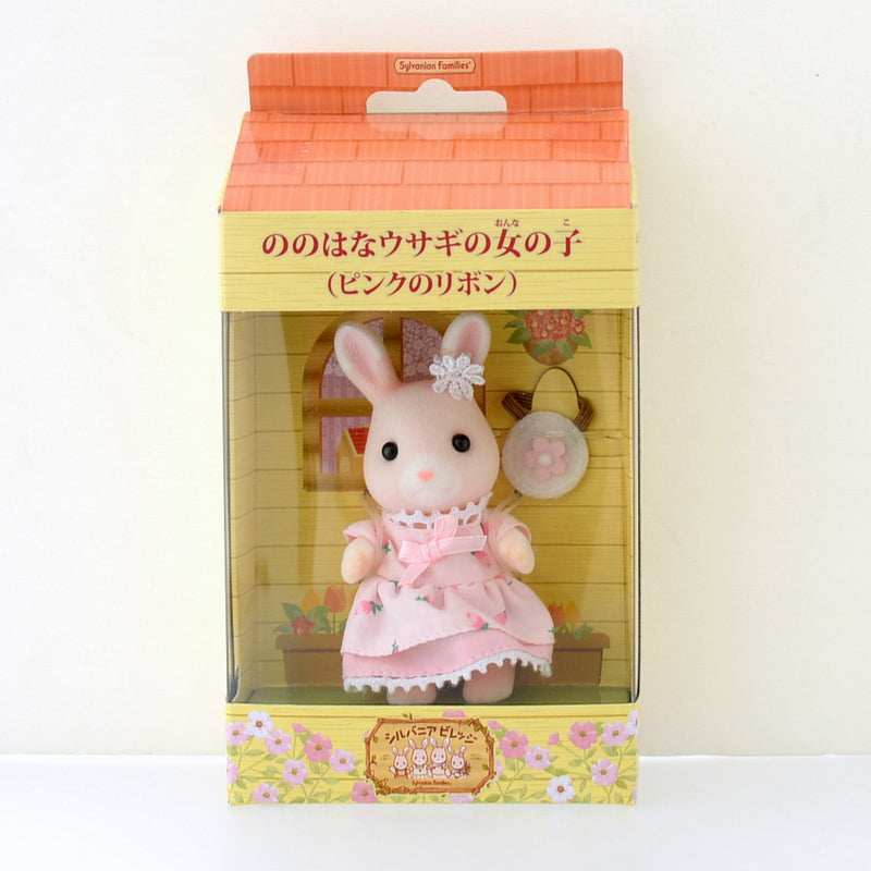 Fille Lapin Fleurs Sauvages Robe Rose Nonohana Grinpa 2014 Familles Sylvanian Calico Critters